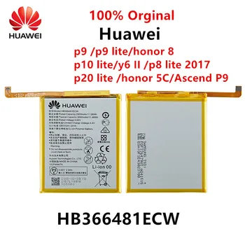 Orginal HB366481ECW baterie de Telefon Pentru Huawei p9 /p9 lite onoarea 8 p10 lite y6 II p8 lite 2017 p20 lite Ascend P9 +Instrumente