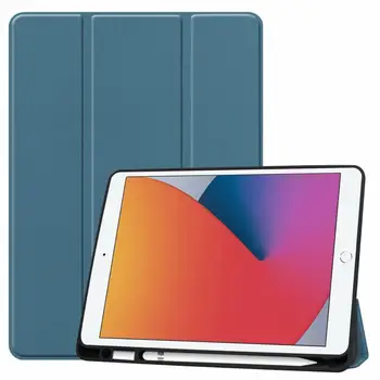 Pentru Noul iPad 8 7 Gen 10.2 2020 2019 Caz cu Suport Creion Tri-fold Magnetic Coajă de Protecție de Acoperire pentru iPad 10.2 Cazul Alin.