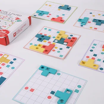 Tip T Pereche De Potrivire Puzzle Bord Joc De Copii Puzzle Formarea Gândirii Logice Tetris Intelectuală Jucarii Copii Cadouri