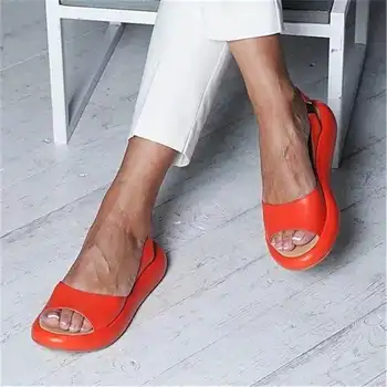 Femeile Plat Sandale de vara femei Peep Toe Feminin PU Moda pantofi de Vara 2020 NOU Confortabil Pantofi Femei plus dimensiune