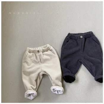 Haine pentru copii toamna iarna pantaloni 2020 nou copil coreean de Pluș pantaloni pentru copii pantaloni cald