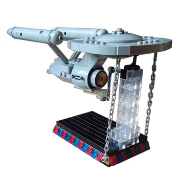 DIY Star Set Călătoriile NCC-1701 Navă Model Tensegrity Enterprise Blocuri de Construcție de nave Spațiale Cărămizi Copii Idee Jucarii de Cadouri de Craciun