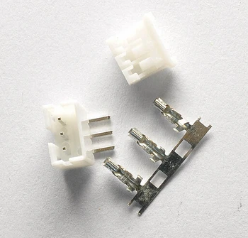 JST PH 2.0 3-Pini Conector Unghi Drept Antet Pin , plug de sex Masculin și de sex Feminin, cu Pliuri x 100 Seturi