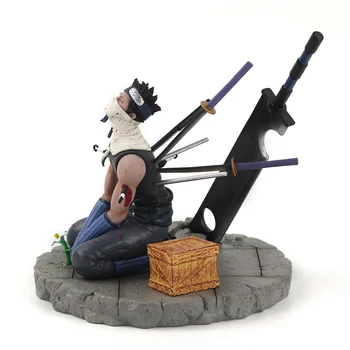 19cm Anime Naruto Zabuza Momochi Așezat Jucării Figura PVC Modelul de Colectare Papusa