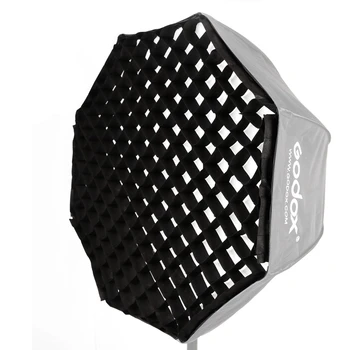 Godox 95cm Negru singură grilă pentru Umbrela soft box studio Foto Octogon Softbox Riflettore Bliț Speedlight