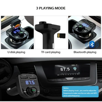 Auto styling Auto MP3 Player Audio Bluetooth Dual USB Masina Încărcător pentru Toyota corolla, rav4 Yaris prius hilux avensis accesorii