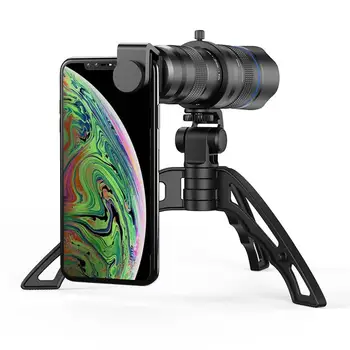 HD 20-40X Zoom Telescop Teleobiectiv cu Trepied Monocular Telefon Mobil aparat de Fotografiat Lentilă pentru Samsung Smartphone-uri iPhone