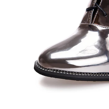 2018 Primavara-Vara Noi de Sandale cu tocuri inalte modelare sandale cu aur și argint pantofi negri 32 33 43 44