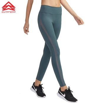 SYPREM jambiere Pantaloni de Yoga pentru femei plasă de talie mare yoga negru jambiere înaltă elastic noi fete sexy yoga pantaloni, jambiere,CK181083