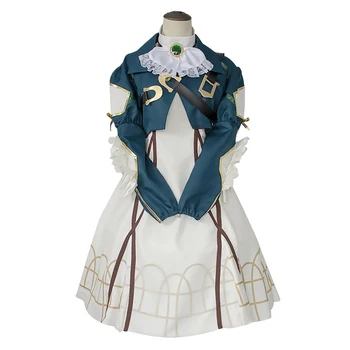 Anime Violet Evergarden Cosplay Costum De Înaltă Calitate Printesa Maid Dress Carnaval De Halloween Bal Fusta Pentru Femei