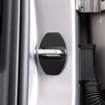 4buc de Styling Auto Door Lock Acoperă Autocolant pentru Volkswagen VW Bora MK4 MK2 MK3 MK6 MK7 GLI Protecție și Accesorii pentru Decorațiuni interioare