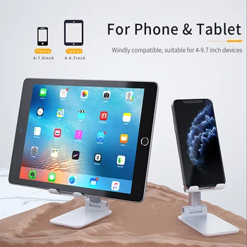 Essager Universal Reglabil Suport pentru Telefonul Mobil, Non-Alunecare Suport pentru Telefonul Mobil, Desktop Metal Tableta Stand Pentru iPhone iPad Xiaomi