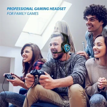V1 Stereo Gaming Headset Casque Sunet Surround Supra-Ureche Căști cu Microfon Lumină LED-uri pentru PC PS4 Xbox One Joc Gamer