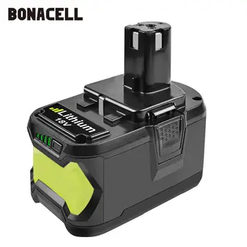 Bonacell 18V 9000mAh Li-Ion P108 Baterie Reîncărcabilă Pentru Ryobi Baterie RB18L40 P2000 P310 pentru BIW180 L30 baterie cu litiu