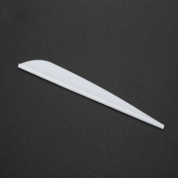 Săgețile Palete 4 Inch Plastic Pene Fletching pentru DIY tir cu Arcul Săgeți 50 Pachet(Alb) #8