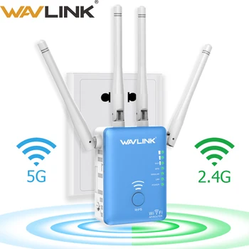 Wavlink Wireless Wifi Repeater/Router 1200mbps 2.4 G&5G Dual Band Wifi Amplificator de Semnal AP Amplificator de Semnal de Rețea Range Extender