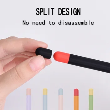 Tableta Touch Stylus Pen Protecție Acoperă pentru Apple Pencil 2 1 Cazuri Portabil Silicon Moale Caz Creion de Accesorii de Înaltă Calitate