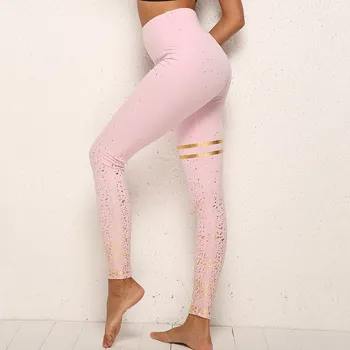 Roz iute uscat Skinny Pantaloni de Yoga pentru Femei de Funcționare Sport Jambiere 2020 Talie Mare Colanti Leggins de sex Feminin Sală de Fitness Push-Up Legging