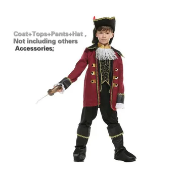 Costume de anul nou pentru copii fete băiat copii carnaval de crăciun costum de halloween pirat piratii din caraibe, jack sparrow