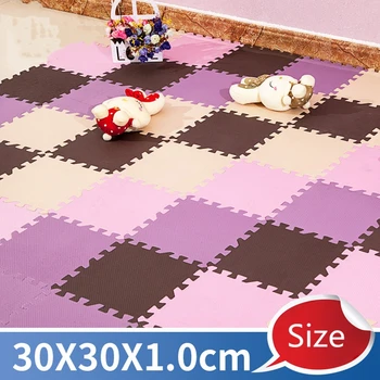 Top de Vânzare DIY 30*30*1cm Baby Spuma de Puzzle Covoraș de Joacă pentru copii Covoare Jucării covor pentru copii Centralizare Exercitarea Podea Gresie