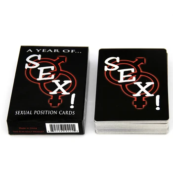 Jocuri erotice poziții Sexuale juca cărți de hârtie de Un An De Sex pentru Adulti sexy seturi de cărți de joc pentru joc cuplu sex postion jucarii Sexuale