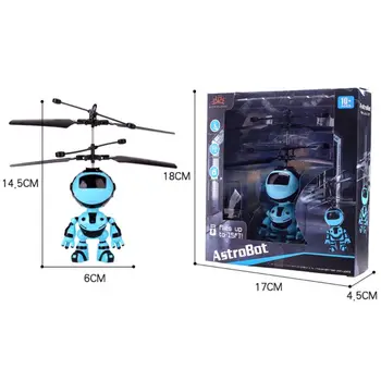 De detectare a Vehiculului Copii Copil Suspensie Inducție Fly Robot de Jucărie Mini LED Reîncărcabilă Parte Aeronave Intermitent Luminos de Zbor
