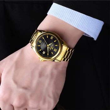 Ceasuri mecanice pentru Barbati Brand de Moda de Lux, Data Calendar Ceas de mână de Om Automate Oțel Ceasuri Skeleton Relogio Masculino