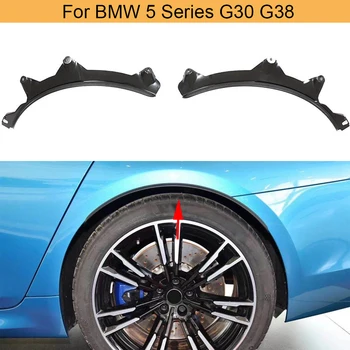 Masina rotilor din Spate Fender Flares Apărători de noroi Ornamente pentru BMW Seria 5 G30 G38 2017-2019 Roata Sprancene Gardienii Nu M5 Negru Mat
