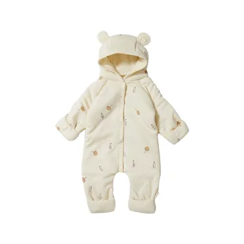 ÎN STOC 2020 Toamna și Iarna KS Același Stil Baby pentru Copii cu mânecă Lungă Full-print Matlasate cu Gluga, Salopeta Cald Exterior DOWSuit