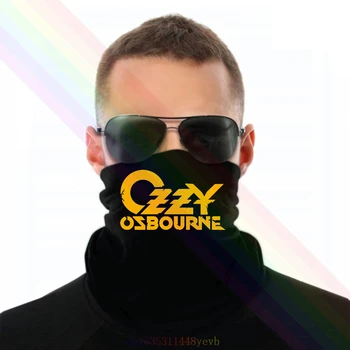 Retro Ozzy Osbourne Logo-Ul Clasic Bandă Neagră Pe Cap Eșarfă Eșarfă Gât Mai Cald Unisex