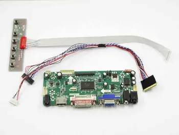 Yqwsyxl Control Board Monitor Kit pentru LP140WH2-TLL1 LP140WH2-TLL2 HDMI + DVI + VGA LCD ecran cu LED-uri Controler de Bord Driver