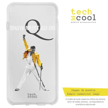 FunnyTech®Caz Silicon pentru Xiaomi Mi A2 l freddie mercury Queen - 