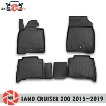 Covorase pentru Toyota Land Cruiser Prado 200~2019 covoare non alunecare poliuretan pământ de protecție auto de interior styling