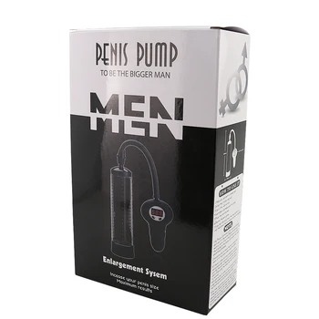 Baterie Automata Penis Pompa de Vid Display Digital Penis Booster Pompa de Marirea Penisului Erectie Exercițiu Jucărie Sexuală pentru Bărbați