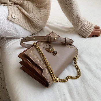 Instagram all-in-one sac de cross-body sac lanț noua moda pătrat mic sac de vest toamna/iarna retro single-geantă de umăr
