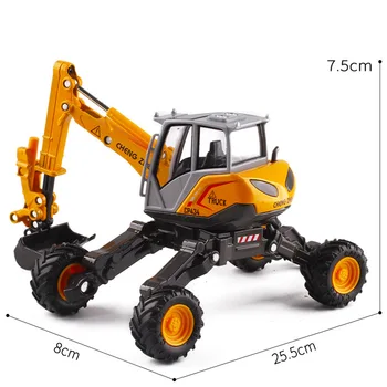1:50 Scara De Păianjen Excavator Aliaj De Inginerie Auto Copii Model De Jucărie Vehicule De Colectare Serie De Trafic De Decorare Pentru Copii Cadouri