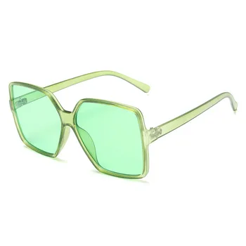 14 Culori de Epocă Mare de Lentile de ochelari de Soare Patrati Femei Barbati Brand de Lux Ochelari Supradimensionate, Ochelari de Soare Femei Nuante Coulos Anti-UV