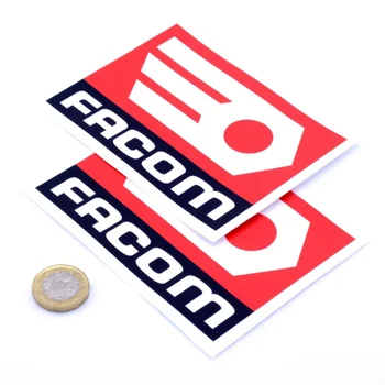 FACOM adhesivo autocollant decalcomanii adesivo adesivi aufkleber pack 2 unitate 120x75mm