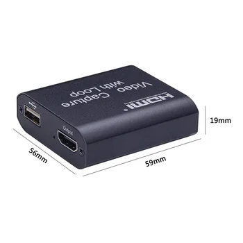 4K Card de Captura Video 1080P HDMI la USB2.0 Camera De Joc Live Streaming Buclă De Înregistrare Video Caseta Audio Video
