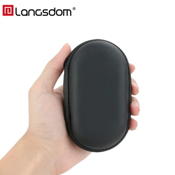 Langsdom Cască Portabil de Stocare pachet de accesorii pentru telefoane Mobile Mini caz pentru cablu Usb Sac Greu Cască de Box pentru încărcător SD
