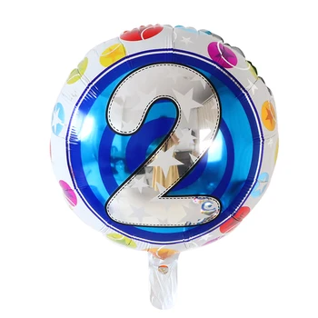 10buc 18inch Folie cu Heliu Baloane Happy Birthday Număr de Baloane Nunta de Ziua Decor Petrecere Copil de Dus Cifre Aer Globos