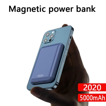 Pentru Magsafe iphone 12 mini 12proMax 2020 NOU Ultra-subțire Magnetic Wireless Power Bank Încărcătorul Bateriei auxiliare de Încărcare comoară