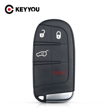 KEYYOU Pentru Chrysler Dodge Journey 2011-Intrare fără cheie Fob Caz de Înlocuire Inteligent de la Distanță Cheie Auto Shell 4 Butoane Lama Netaiata