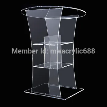 Amvon furnitureFree Transport Transparent Design Modern Ieftine Acrilic Lecternacrylic amvon