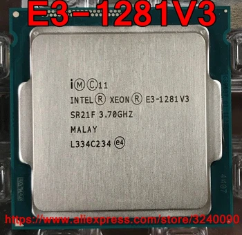 Original PROCESOR Intel Xeon E3-1281V3 Procesor 3.70 GHz 8M 80W Quad-Core E3 1281V3 LGA1150 transport gratuit E3 1281 V3 E3-1281 V3
