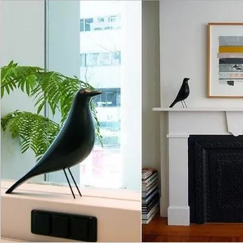 6 stil de culoare rășină pasăre mare decor alb-negru și roșu de înaltă calitate mobilier acasă simulare pasăre decor de nunta.