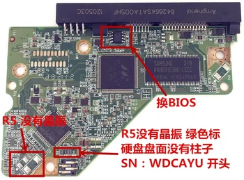 Livrare gratuita Originale test Bun circuit 2060-771640-003 REV O/P1 pentru WD 3.5 SATA hard disk repair date recoveryR5R6