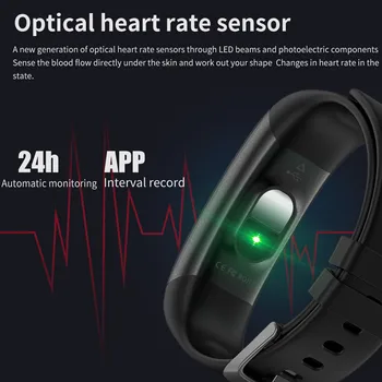 Brățară inteligent ceas Termometru de măsurare a tensiunii arteriale Sport bratara de Activitate Tracker de Fitness Banda de Inteligent Pentru Android IOS