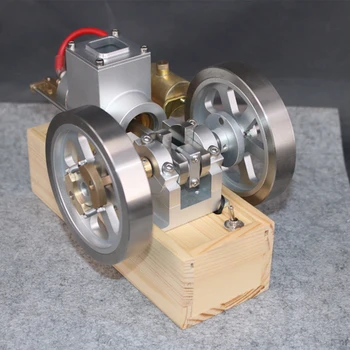 Metal Orizontale Lovit și de Dor Motor Complet Model de Gaze Motor Stirling cu Mâna Dispozitivul de Pornire 2020 new sosire