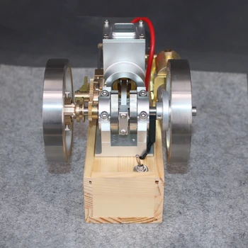 Metal Orizontale Lovit și de Dor Motor Complet Model de Gaze Motor Stirling cu Mâna Dispozitivul de Pornire 2020 new sosire